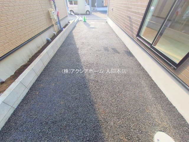 入間市小谷田1丁目・全8棟　新築一戸建　1号棟　～北西角地～の駐車場|現地写真（2025年9月17日撮影）
