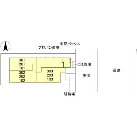 D-Luce寄合町の区画図