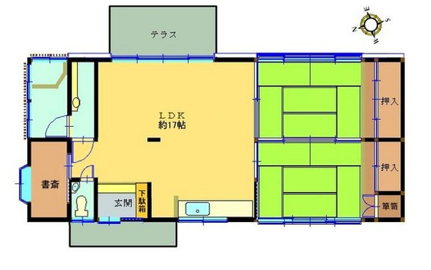 【間取り】 | 大室高原別荘地　戸建