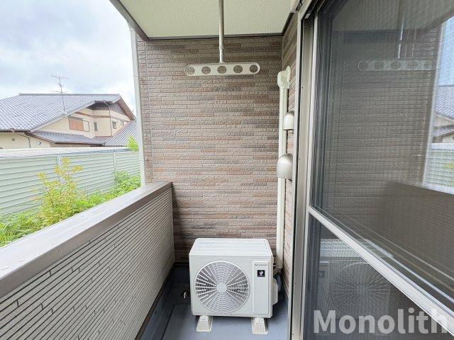 モンターナⅢ番館のバルコニー