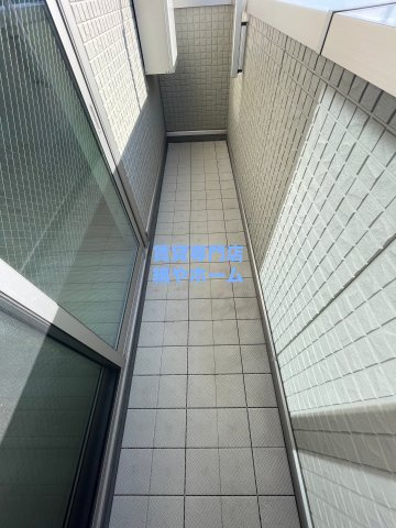 エスポワール東加賀屋のバルコニー|外からの目が気にならないバルコニーで洗濯物が干せます