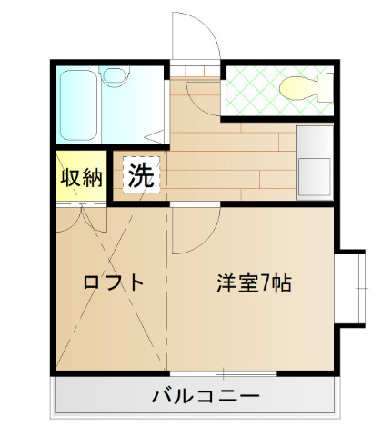 シャトレ津福本町の間取り