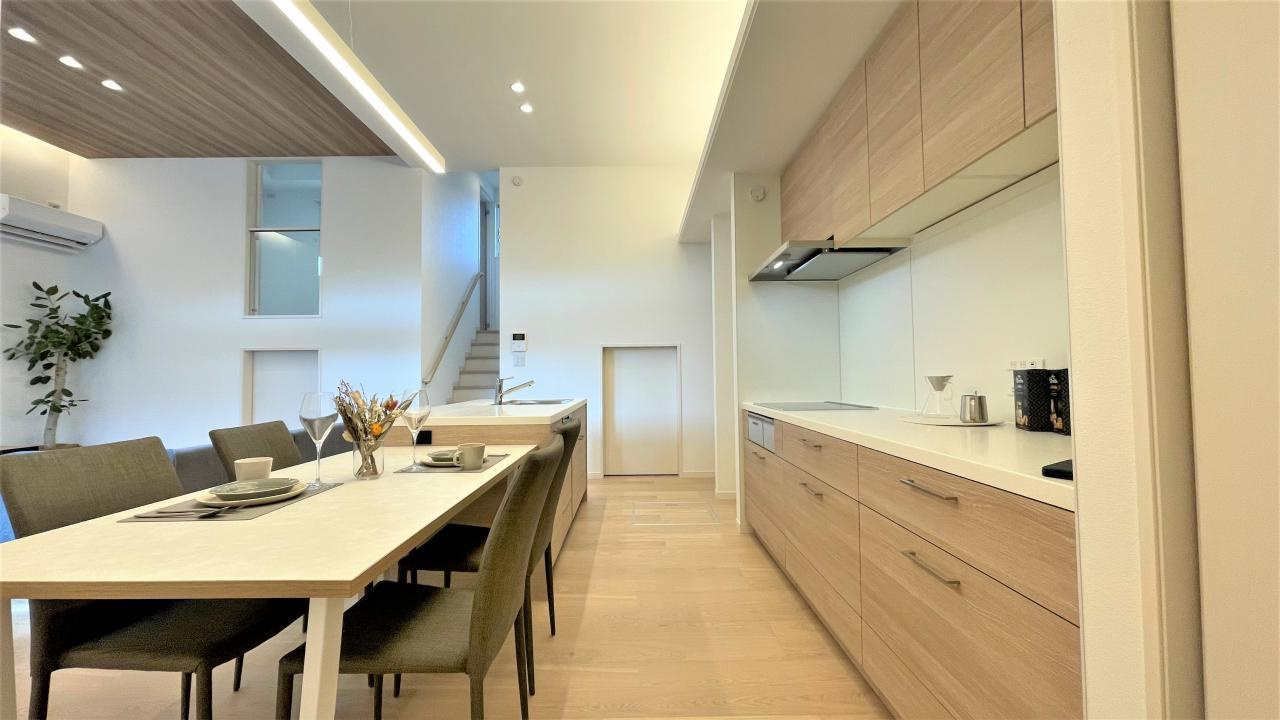 河内町　新築戸建のキッチン