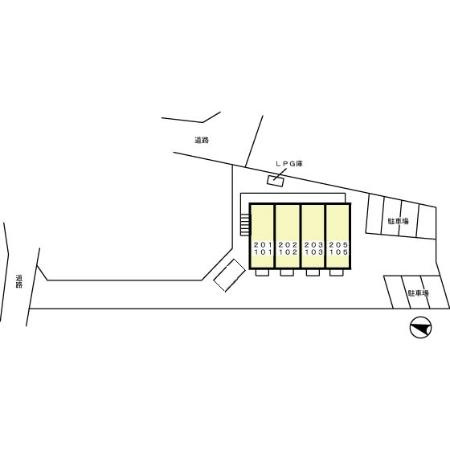 サニーヒル塚の台の区画図
