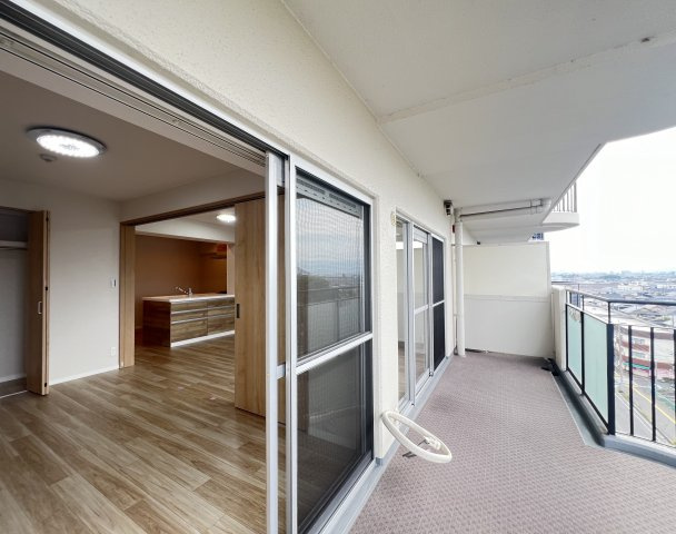 大和高田アーバンコンフォートのバルコニー|陽当たり良好バルコニー