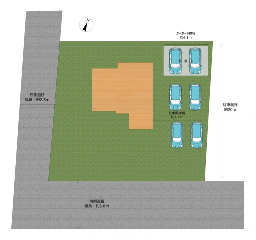 土居町津根　中古戸建の区画図