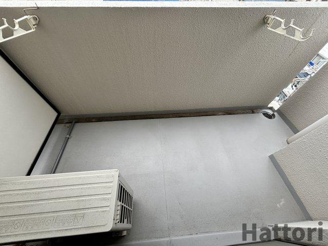 Re-be東三国のバルコニー