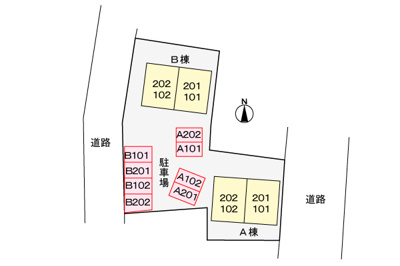 【駐車場】 | エルディム小雀Ａ | 駐車場