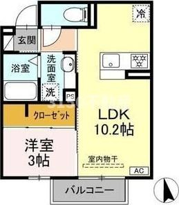 Le Lien Akane　Southの間取り