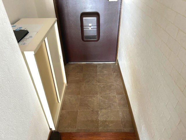 川口市南鳩ヶ谷２丁目の賃貸マンションの玄関