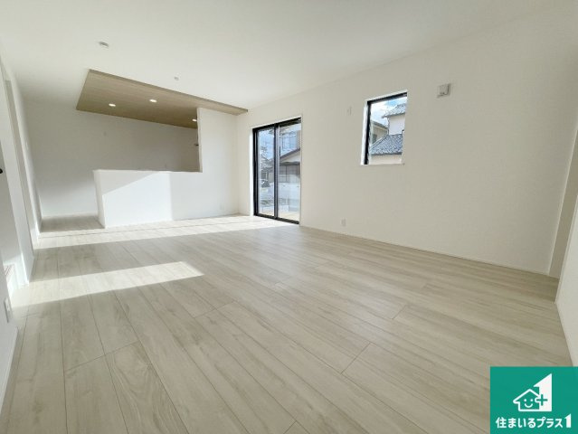 東近江市東沖野　第1期　新築一戸建ての外観|周辺は落ち着いた街並みの住宅地！子育てがしやすい住環境です！まだ未完成ですが、現地でしかわからない事もございます。是非一度ご覧ください。