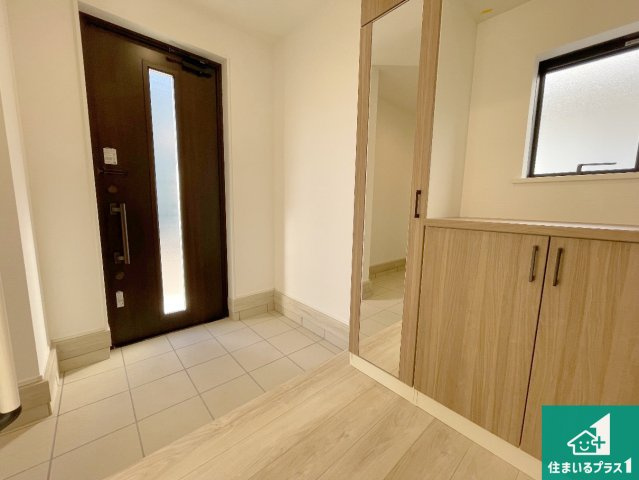 東近江市東沖野　第1期　新築一戸建ての外観|周辺は落ち着いた街並みの住宅地！子育てがしやすい住環境です！まだ未完成ですが、現地でしかわからない事もございます。是非一度ご覧ください。