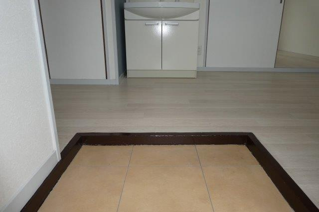 グリーンヒルズＡの玄関