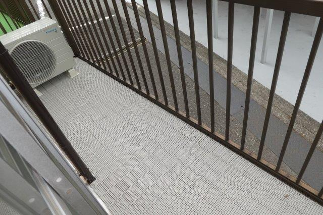 グリーンヒルズＡのバルコニー