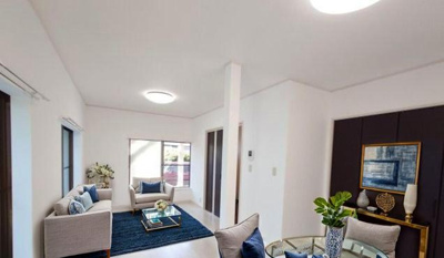 【居間・リビング】 | マークスⅡ | CGで家具等を配置したものです。実際に家具等は含まれません。