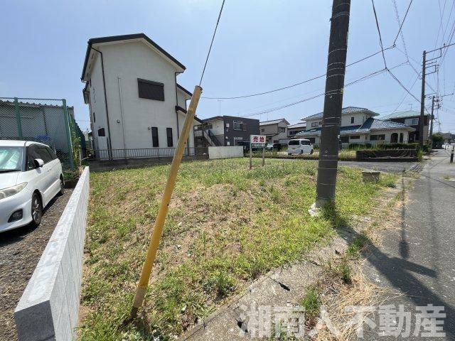 平塚市大神1丁目　売地の外観|南西角地、陽当り良好