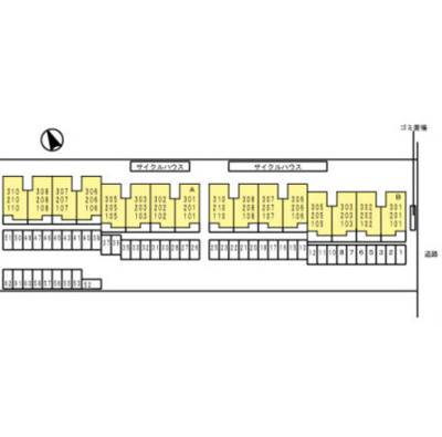 【区画図】 | ヴァンベールしののめA棟