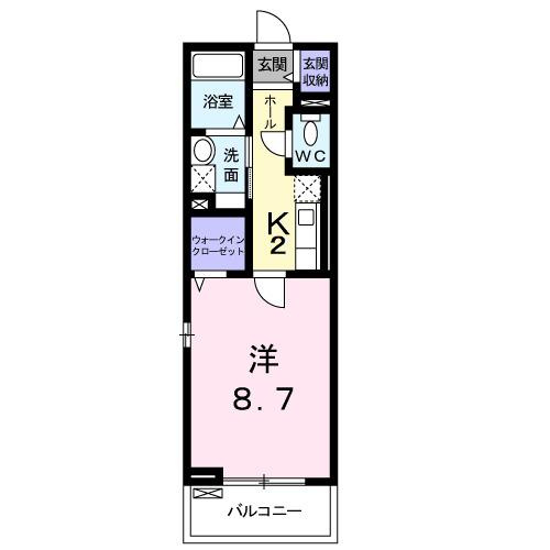 プレジェーネ　一津屋の間取り