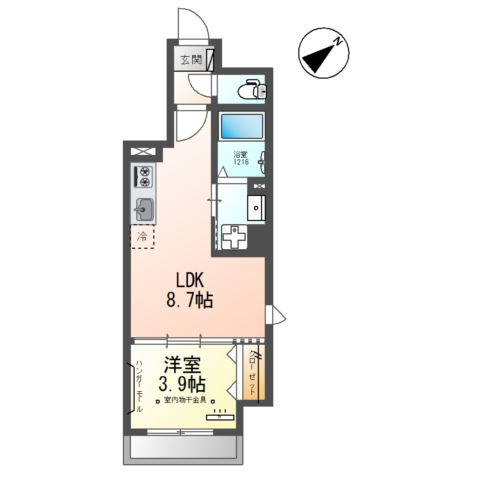 ピーニャ市川の間取り