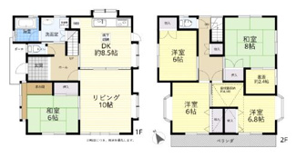 【間取り】 | 中古戸建　明石市藤江 | 5LDK