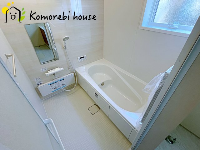 鴻巣市屈巣　第4　新築一戸建て　リーブルガーデン　03の浴室|10/30　撮影済み