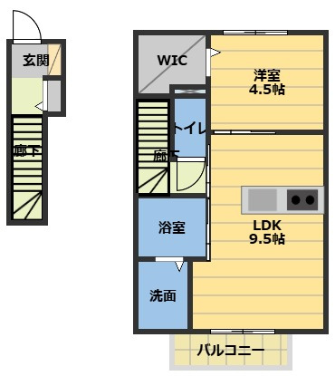 ラルーチェ江戸橋の間取り