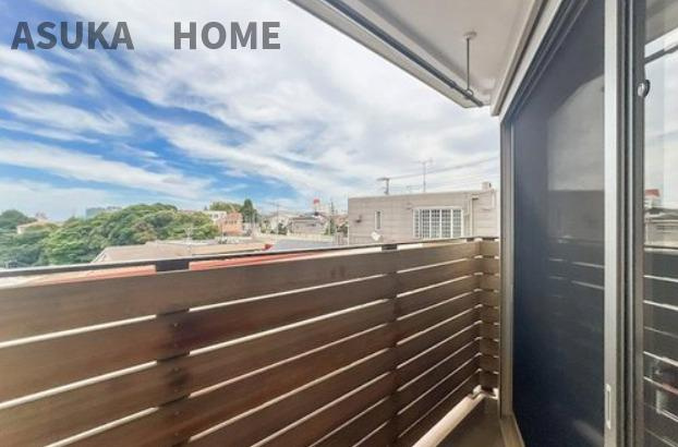 中区打越 戸建のバルコニー