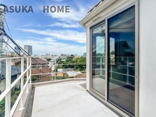 中区打越 戸建のバルコニー