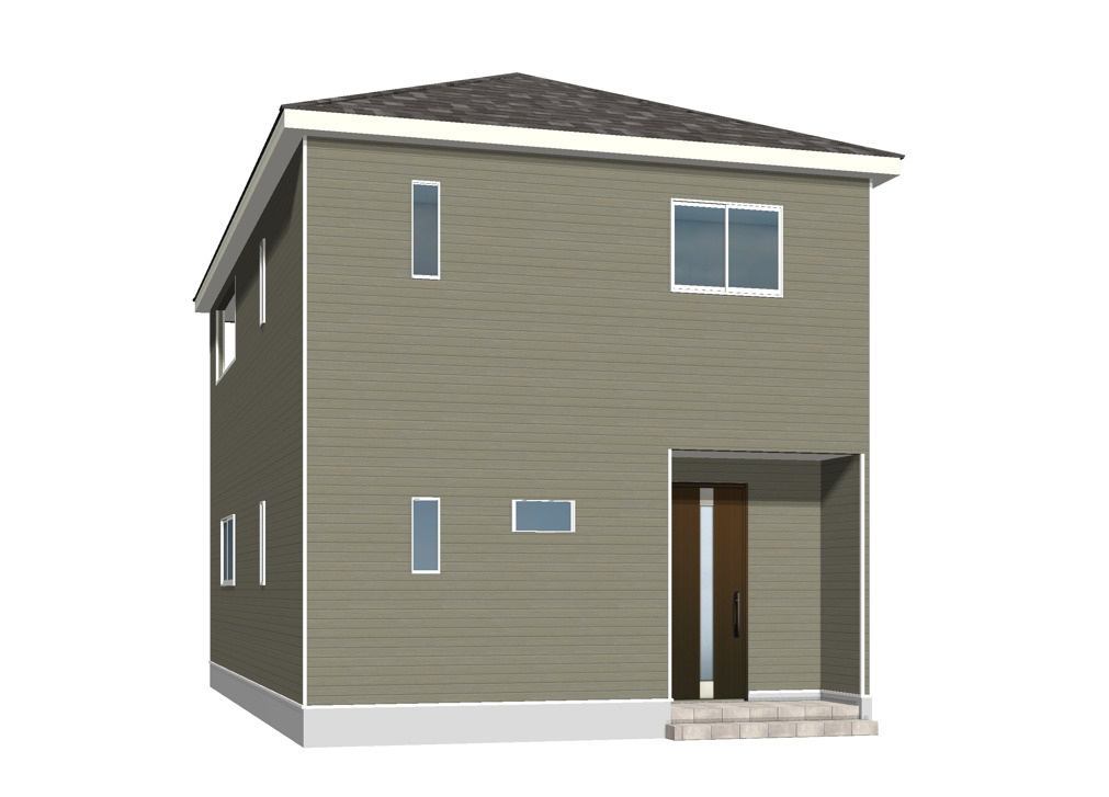 島之内第11　2号棟の外観パース