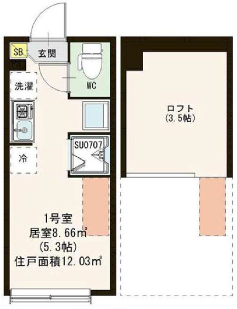 CozyHouse南阿佐ヶ谷 (コージーハウス南阿佐ヶ谷)の間取り