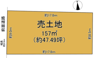 【土地図】 | 大津市和邇北浜688-11　売土地