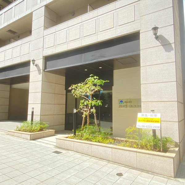 オルゴグラート森ノ宮南館のエントランス