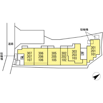 【区画図】 | D'Tribute西谷（ディートリビュート） | D'Tribute西谷　区画図