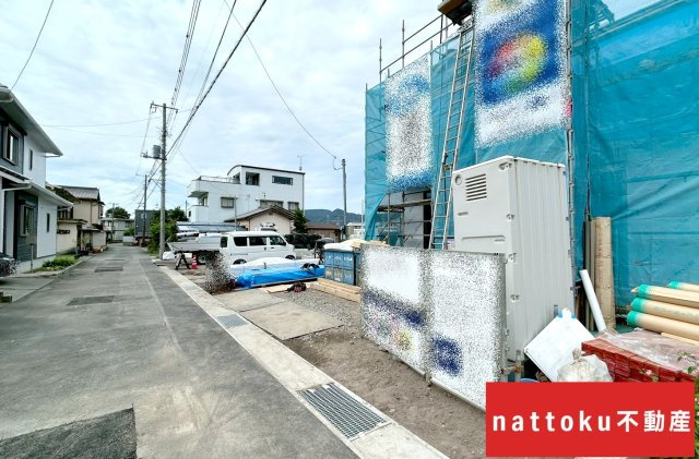 富士市松本46番　新築戸建　全3棟　B号棟　の前面道路含む現地写真|10.3現地撮影