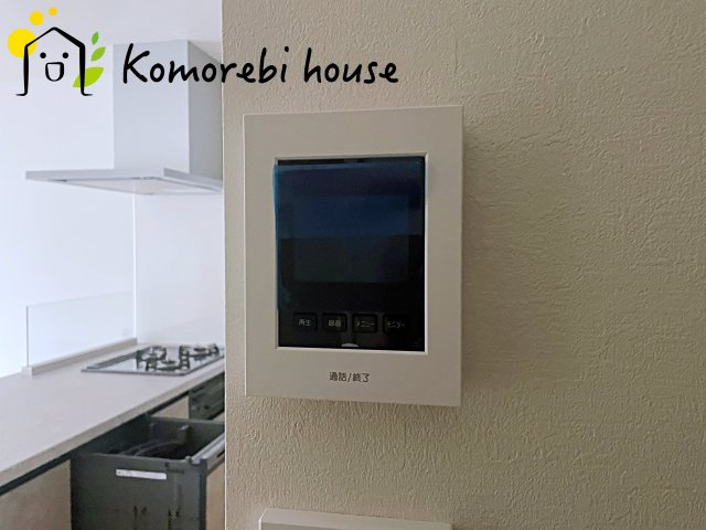 KIS上尾市上　10期　新築一戸建て　ケイアイグレース　01のセキュリティ|来客時も画面で確認できる安心のTVモニターフォン。録画機能も付いているの安心。忙しい毎日をしっかりサポートします。															