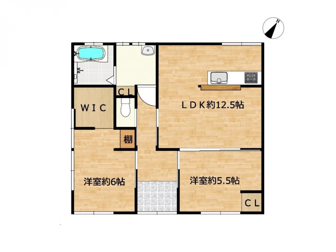 川之江町　中古戸建の間取り