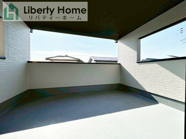 土浦市天川6期　新築戸建のバルコニー