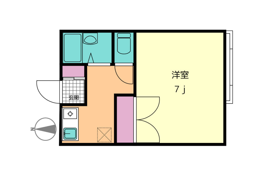 メゾン高橋の間取り