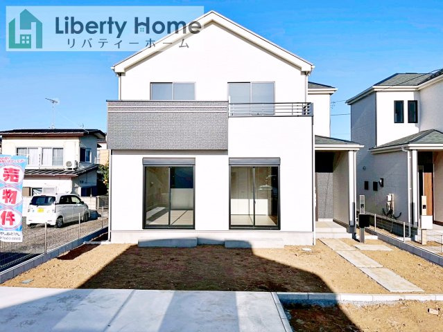 土浦市右籾　新築戸建　A号棟の外観