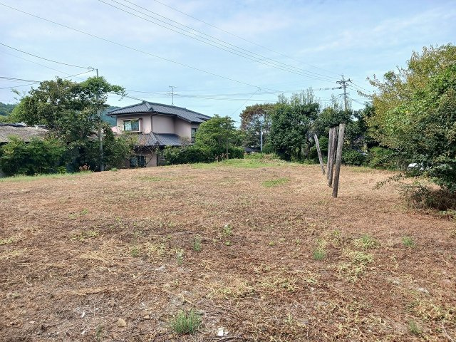 宇土市栗崎町の売地の外観