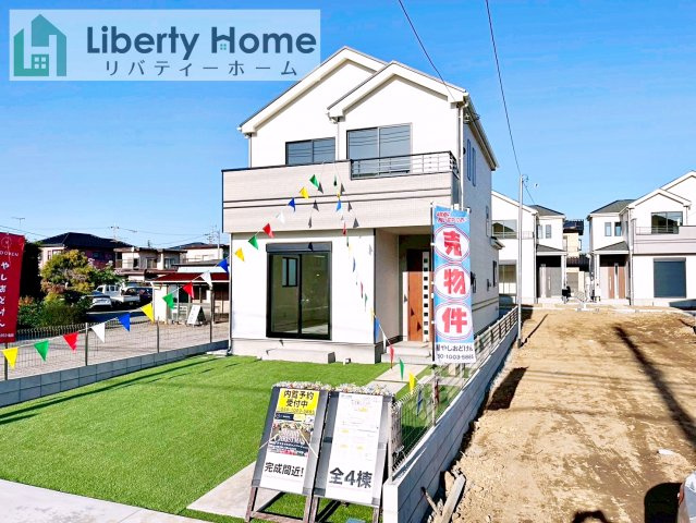 土浦市右籾　新築戸建　C号棟の外観|ご予約をいただければ、『平日の空いた時間』『周辺物件まとめて見たい』『1件だけ見たい』ももちろん可能です♪
お気軽にお問合せください♪