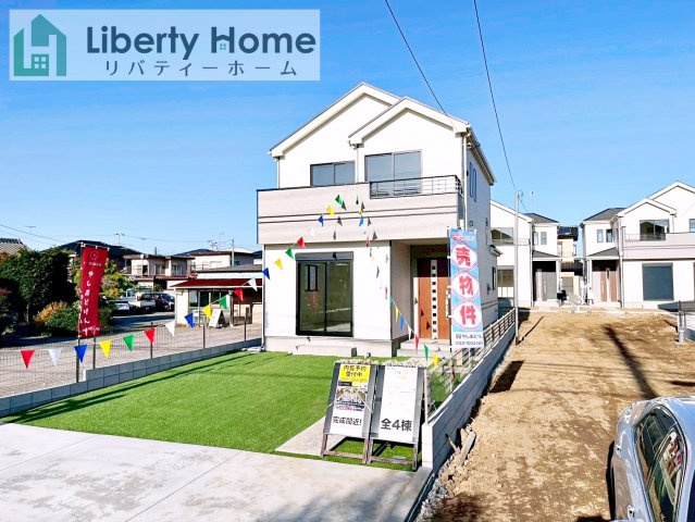 土浦市右籾　新築戸建　C号棟の外観