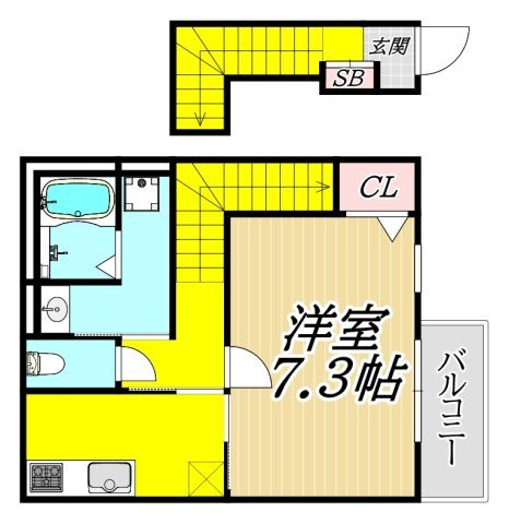 セレーノ西台の間取り