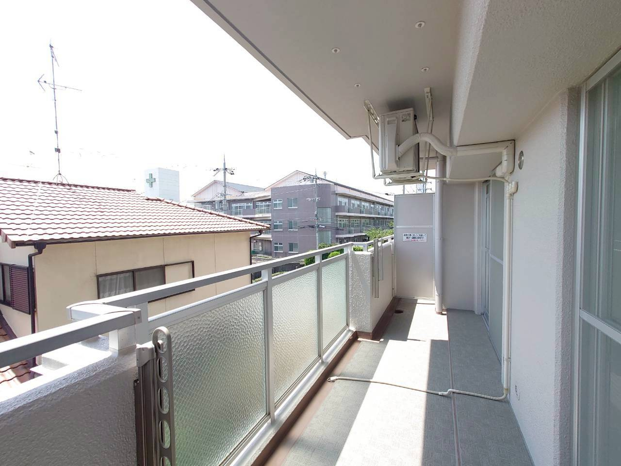 ◆室内リフォーム済みの美室◆京阪宇治線『木幡』駅徒歩６分◆ユニライフ宇治木幡のバルコニー|バルコニー