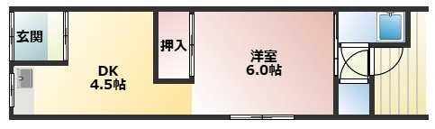 藤田コーポの間取り