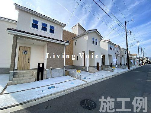 【外観】 | 【仲介手数料０円】平塚市徳延23P-1　新築一戸建て　2号棟　全3棟 | 平塚市徳延23P-1　新築一戸建て　全3棟