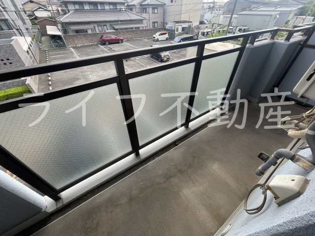 グランメールシマノのバルコニー|陽当たり良好なバルコニーです