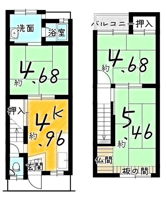 久世中久世町１丁目の間取り