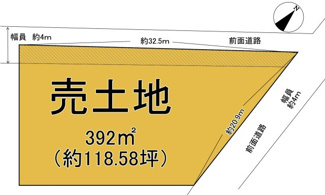【土地図】 | 大津市大物712-11　売土地