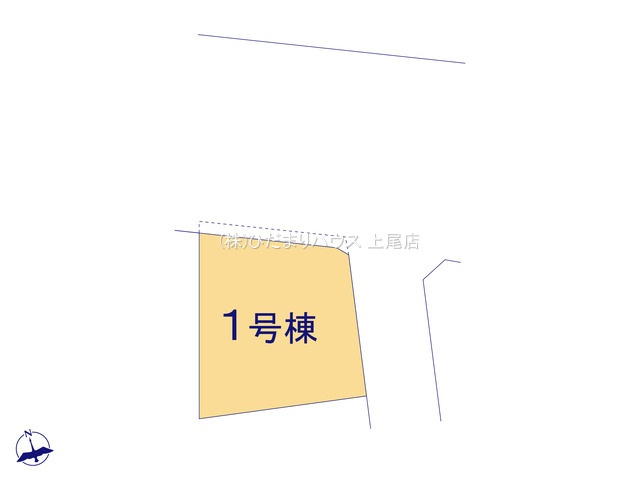 伊奈町大針　新築平屋戸建　01の区画図